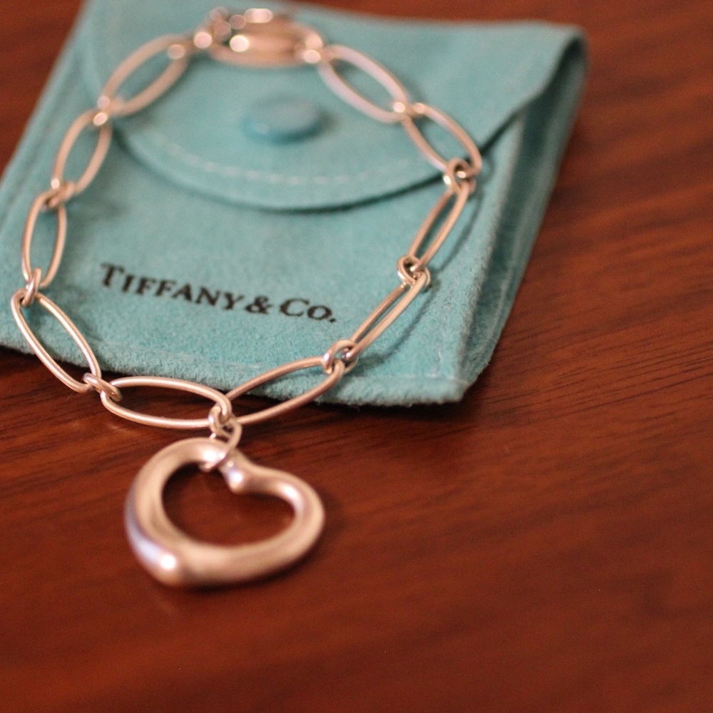 Authentic Tiffany & Co Elsa Peretti Heart Bracelet